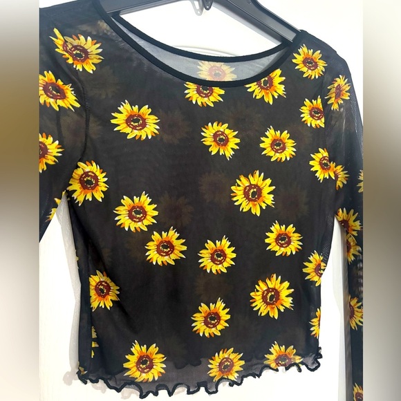 Sheer Sunflower Shirt - Picture 2 of 3